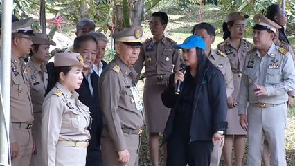 องคมนตรี ติดตามการดำเนินโครงการอ่างเก็บน้ำคลองศาลทรายอันเนื่องมาจากพระราชดำริ จังหวัดจันทบุรี