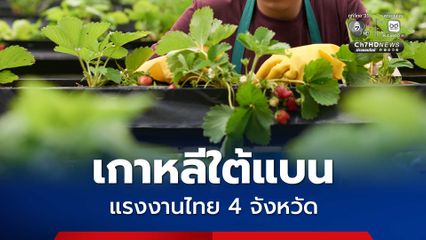 เกาหลีใต้ขึ้นบัญชีดำ ห้ามนำเข้าแรงงานไทย 4 จังหวัด