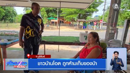 ชาวบ้านโอด ถูกห้ามเก็บของป่า จ.บุรีรัมย์