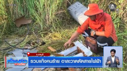 รวบแก๊งคนร้าย อาละวาดตัดสายไฟฟ้า