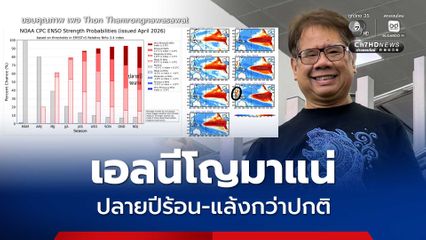 อ.ธรณ์ เตือน เอลนีโญมาแน่ ปลายปีร้อน-แล้งกว่าปกติ คาดลากยาวข้ามต้นปีหน้า