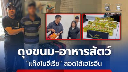 แก๊งไนจีเรียลอบขนเฮโรอีน ซุกถุงขนม-อาหารสัตว์ หวังตบตาตำรวจ