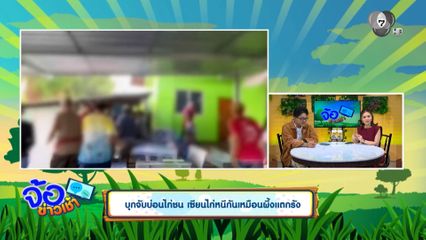 บุกจับบ่อนไก่ชน เซียนไก่หนีกันเหมือนผึ้งแตกรัง