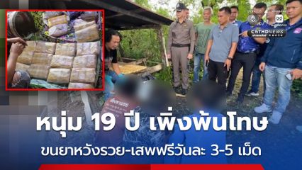 หนุ่ม 19 ปี เพิ่งพ้นโทษ ร่วมกับเพื่อนรับจ้างเก็บยาบ้า หวังรวยทางลัดและได้เสพฟรี วันละ 3-5 เม็ด