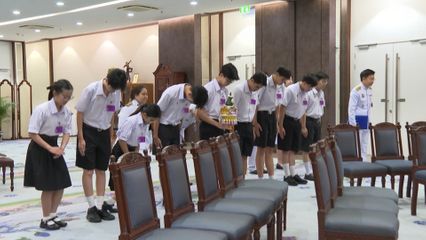 สมเด็จพระกนิษฐาธิราชเจ้า กรมสมเด็จพระเทพรัตนราชสุดา ฯ สยามบรมราชกุมารี พระราชทานพระราชวโรกาสให้คณะบุคคล เฝ้าทูลละอองพระบาท