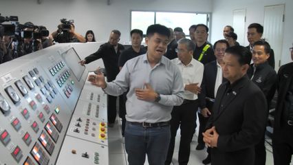 MEA ลงพื้นที่ตรวจสอบระบบไฟฟ้า สถานีสูบน้ำอุโมงค์บางอ้อ