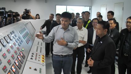MEA ลงพื้นที่ตรวจสอบระบบไฟฟ้า สถานีสูบน้ำอุโมงค์บางอ้อ