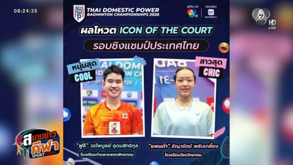 ฟูจิ-แพนด้า ชนะโหวต หนุ่มสุด Cool - สาวสุด Chic Icon of the Court