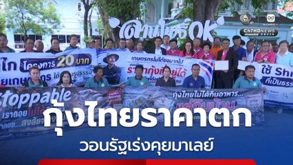 ผู้เลี้ยงกุ้ง โอดราคากุ้งตกต่ำ หลังมาเลเซียประกาศระงับการนำเข้ากุ้งจากไทย