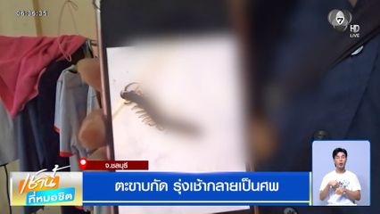 สลด หญิงอายุ 42 ปี ตะขาบกัด รุ่งเช้ากลายเป็นศพ