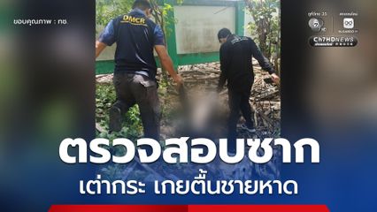 ทช. ตรวจสอบซากเต่ากระ เกยตื้นชายหาดแสนสุข จ.ชลบุรี เตรียมเก็บโครงกระดูกศึกษาวิจัยต่อ
