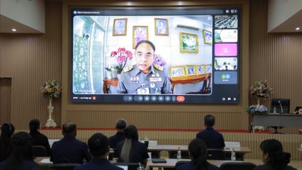 องคมนตรี เปิดการอบรมเชิงปฏิบัติการของมูลนิธิโครงการหลวง ผ่านระบบออนไลน์