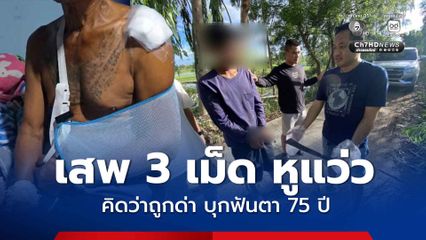 หนุ่มเสพยาบ้า 3 เม็ด หูแว่วคิดว่าถูกด่า บุกฟันตา 75 ปี