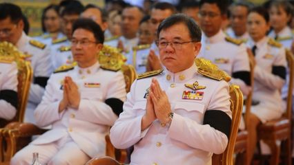 พสกนิกร ร่วมจัดพิธีบำเพ็ญกุศลสัตตมวาร