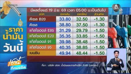 เดือน มิ.ย. 69 น้ำมันปรับขึ้น-ลดลง 6 ครั้ง