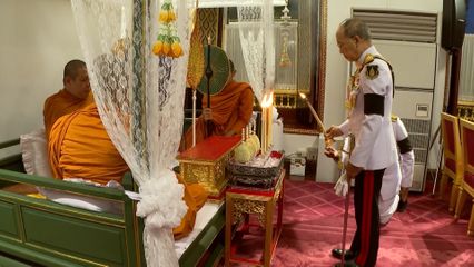 พระเจ้าวรวงศ์เธอ พระองค์เจ้าสิริภาจุฑาภรณ์ เสด็จไปในการบำเพ็ญพระราชกุศลพระราชทานพระศพ สมเด็จพระเจ้าลูกเธอ เจ้าฟ้าพัชรกิติยาภา นเรนทิราเทพยวดี กรมหลวงราชสาริณีสิริพัชร มหาวัชรราชธิดา