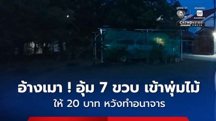 เพื่อนบ้านสุดหื่น ฉวยโอกาสขณะเด็กหญิงวัย 7 ขวบเผลอ อุ้มเข้าพุ่มไม้ เสนอเงิน 20 บาทแลกทำอนาจาร