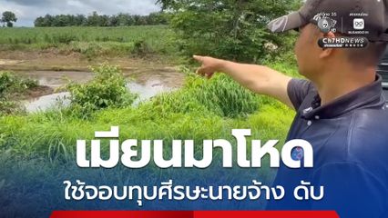 ลูกจ้างเมียนมาใช้จอบทุบศีรษะนายจ้างในไร่จนเสียชีวิต