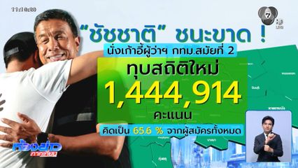 เลือกตั้งผู้ว่าฯ กรุงเทพ : ชัชชาติ ชนะขาด นั่งเกี้าอี้ผู้ว่าฯ กทม. สมัยที่ 2