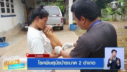 โรคพิษสุนัขบ้าระบาด 2 อำเภอ จ.ระยอง