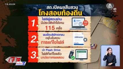 สถ.เปิดผลสอบโกงท้องถิ่น พบแก้ไขคะแนน