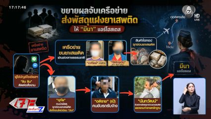 ขยายผลต่อจับแก๊งส่งเฮโรอีนให้ "แอร์ฯ มีนา"