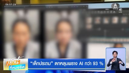 เด็กประถม ตกหลุมพราง AI กว่า 93 %