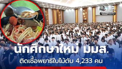 ผู้ว่าฯ สั่ง สสจ.ดำเนินการเร่งด่วน หลังพบนักศึกษาใหม่ มมส.ติดเชื้อพยาธิใบไม้ตับ 4,233 คน