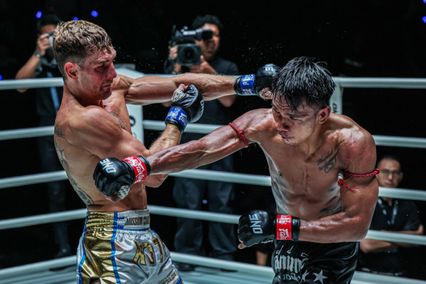 ONE Championship : นิโค คาร์ริลโล โยกบู๊คิกบ็อกซิง ดวลมังกรอันตราย โจว เจียเฉียง ศึก ONE Fight Night 46