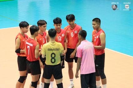 ประมวลภาพ วอลเลย์บอลนักเรียน แชมป์กีฬา 7HD 2026 : ขามทะเลสอวิทยา พบ มัธยมนครรังสิต