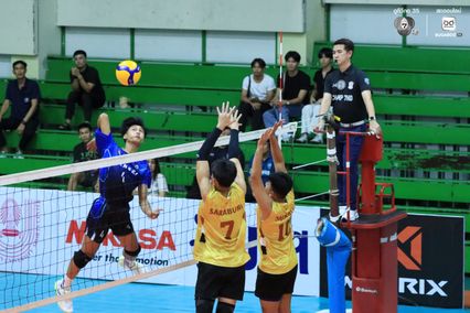 ประมวลภาพ วอลเลย์บอลนักเรียน แชมป์กีฬา 7HD 2026 : เทศบาลบ้านสามเหลี่ยม พบ สระบุรีวิทยาคม
