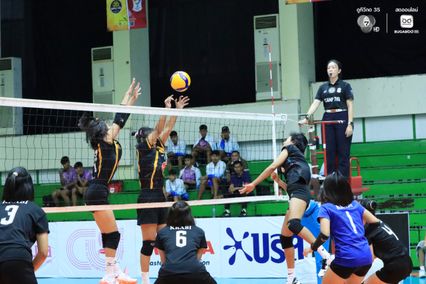 ประมวลภาพ วอลเลย์บอลนักเรียน แชมป์กีฬา 7HD 2026 : อ่างทองปัทมโรจน์วิทยาคม พบ กาญจนาภิเษกวิทยาลัย กระบี่
