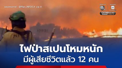 วิกฤตไฟป่าสเปนโหมหนัก มีผู้เสียชีวิตแล้ว 12 คน