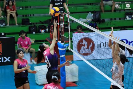 ประมวลภาพ วอลเลย์บอลนักเรียน แชมป์กีฬา 7HD 2026 : สายปัญญาในพระบรมราชินูปถัมภ์ พบ  ปักธงชัยประชานิรมิต