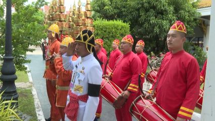 สมเด็จพระกนิษฐาธิราชเจ้า กรมสมเด็จพระเทพรัตนราชสุดา ฯ สยามบรมราชกุมารี พระราชทานเพลิงศพ คุณหญิงวิรัตน์ ชมะนันทน์