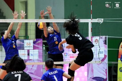 ประมวลภาพ วอลเลย์บอลนักเรียน แชมป์กีฬา 7HD 2026 : บดินทรเดชา (สิงห์ สิงหเสนี) พบ กาญจนาภิเษกวิทยาลัย กระบี่