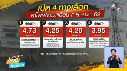 4 ทางเลือกค่าไฟฟ้างวดสุดท้ายของปี