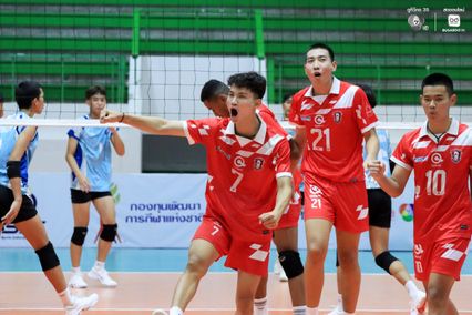 ประมวลภาพ วอลเลย์บอลนักเรียน แชมป์กีฬา 7HD 2026 : ขามทะเลสอวิทยา พบ ท่าข้ามพิทยาคม
