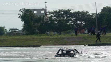 นวล สุนัข K9 USARThailand ฝึกเสร็จแล้ว พร้อมปฏิบัติภารกิจ
