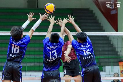 ประมวลภาพ วอลเลย์บอลนักเรียน แชมป์กีฬา 7HD 2026 : อัสสัมชัญ พบ เทศบาลบ้านสามเหลี่ยม