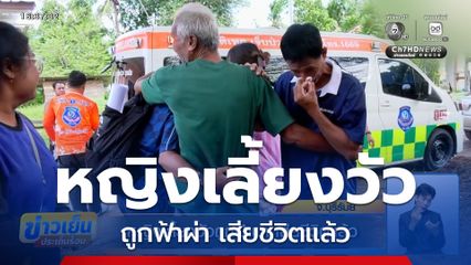 หญิงเลี้ยงวัวถูกฟ้าผ่า เสียชีวิตแล้ว
