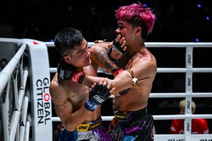 ONE ลุมพินี : ป้อมเพชร ป๋องสุพรรณ พีเค. ปิดเกมชนะทีเคโอ นัต คัต มิน เก็บชัย 2 ไฟต์ติด ศึก ONE ลุมพินี 163