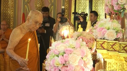 สมเด็จพระอริยวงศาคตญาณ สมเด็จพระสังฆราช สกลมหาสังฆปรินายก ทรงเป็นประธานในพิธีบำเพ็ญกุศลถวายเป็นพระกุศลแด่สมเด็จพระสังฆราชเจ้า กรมหลวงชินวราลงกรณ