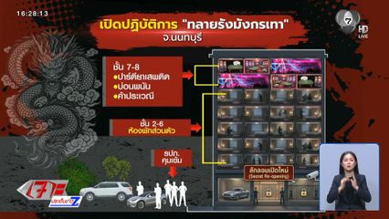 ทลายรัง มังกรเทา แหล่งมั่วสุมครบวงจร จ.นนทบุรี