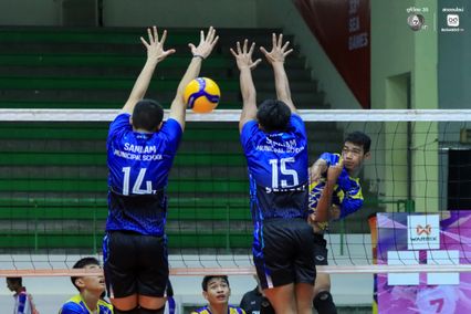 ประมวลภาพ วอลเลย์บอลนักเรียน แชมป์กีฬา 7HD 2026 : เทศบาลบ้านสามเหลี่ยม พบ นวมินทราชูทิศ มัชฌิม