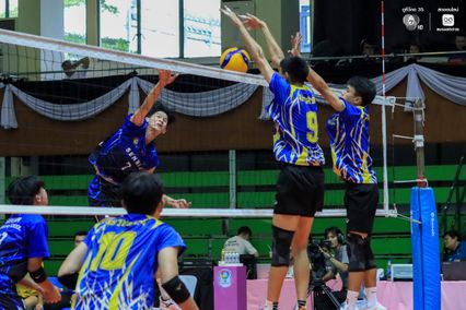 ประมวลภาพ วอลเลย์บอลนักเรียน แชมป์กีฬา 7HD 2026 : เทศบาลบ้านสามเหลี่ยม พบ นวมินทราชูทิศ มัชฌิม