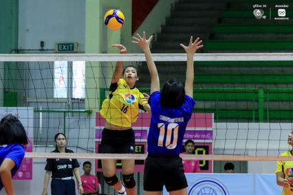 ประมวลภาพ วอลเลย์บอลนักเรียน แชมป์กีฬา 7HD 2026 : เทศบาลชุมชนป้อมเพชร พบ กาญจนาภิเษกวิทยาลัย กระบี่