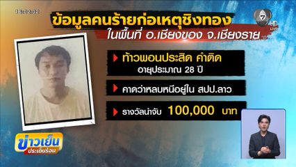 ประสาน สปป.ลาว ล่าตัวคนร้ายชิงทอง