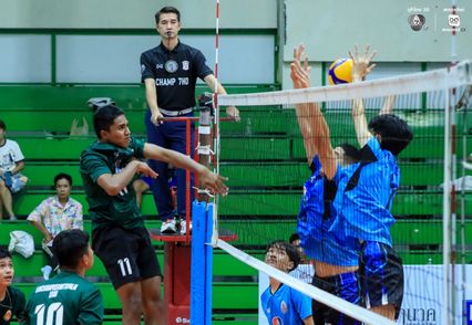 ประมวลภาพ วอลเลย์บอลนักเรียน แชมป์กีฬา 7HD 2026 : เทศบาลบ้านสามเหลี่ยม พบ กาญจนาภิเษกวิทยาลัย กระบี่