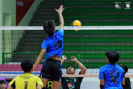 ประมวลภาพ วอลเลย์บอลนักเรียน แชมป์กีฬา 7HD 2026 : เทศบาลบ้านสามเหลี่ยม พบ กาญจนาภิเษกวิทยาลัย กระบี่
